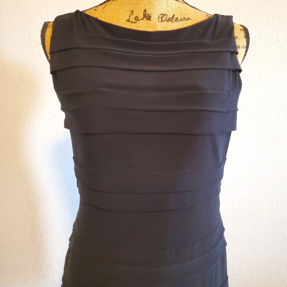 Womans little black dress